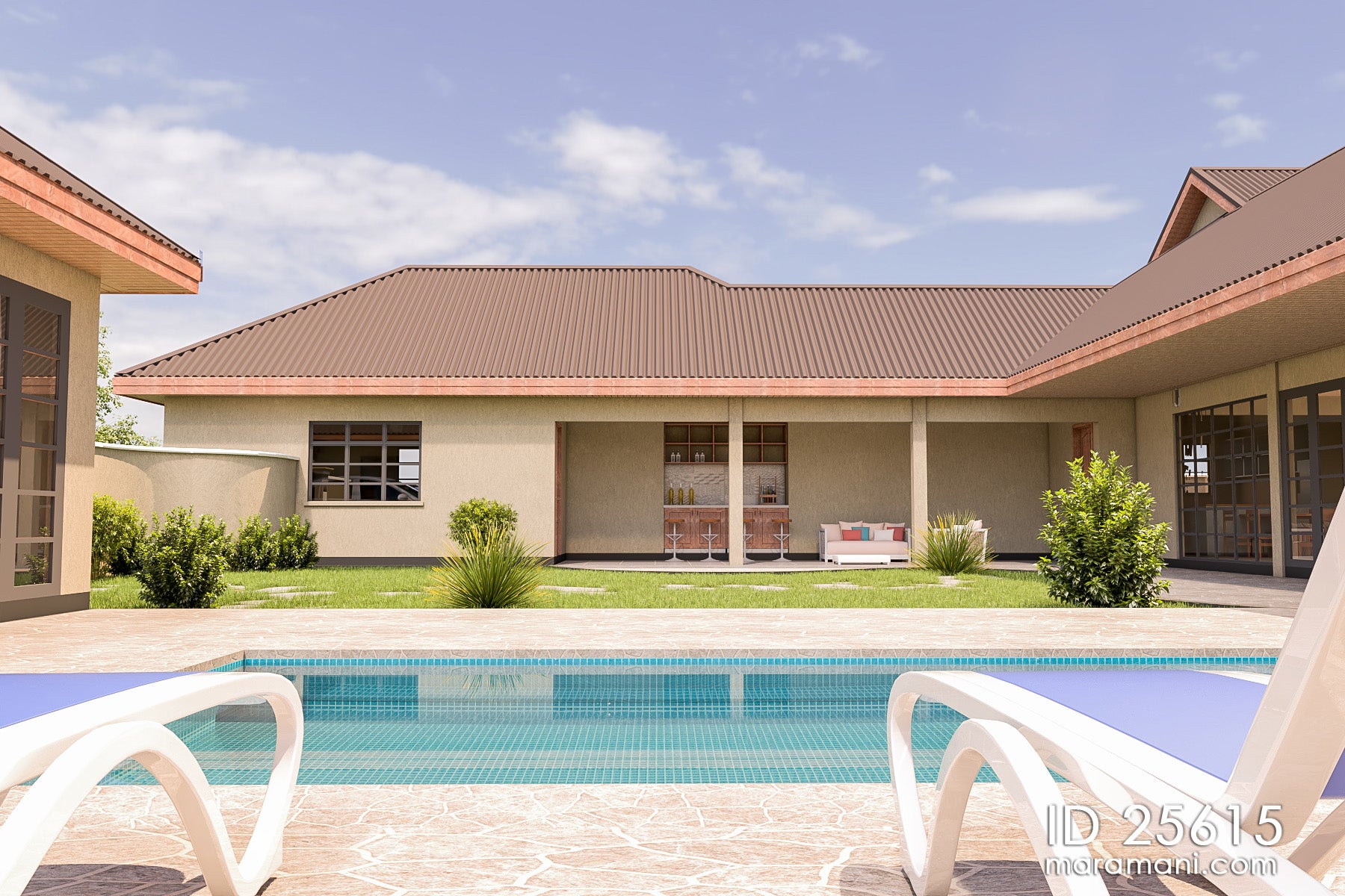 Luxurious two-story Mansion House Plan - ID 25615