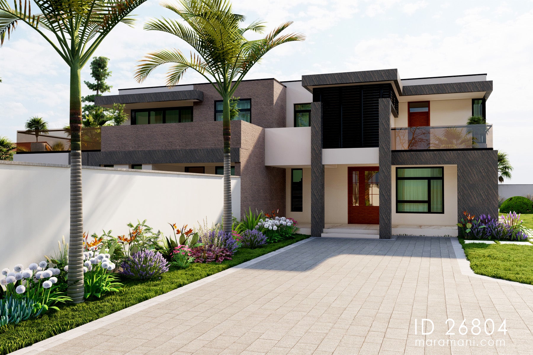 Spacious 6 Bedroom, 2-Story House Plan – ID 26804