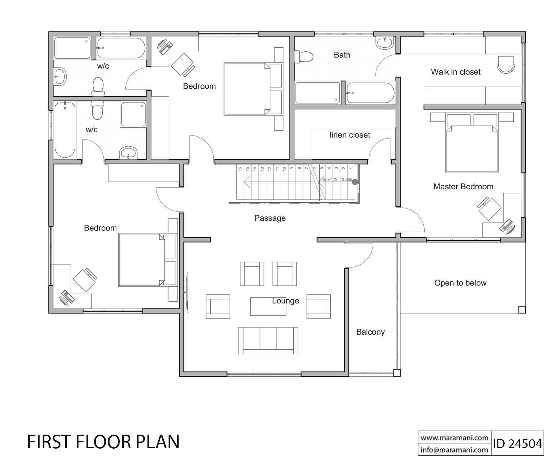 4 Bedroom House Plan - ID 24504