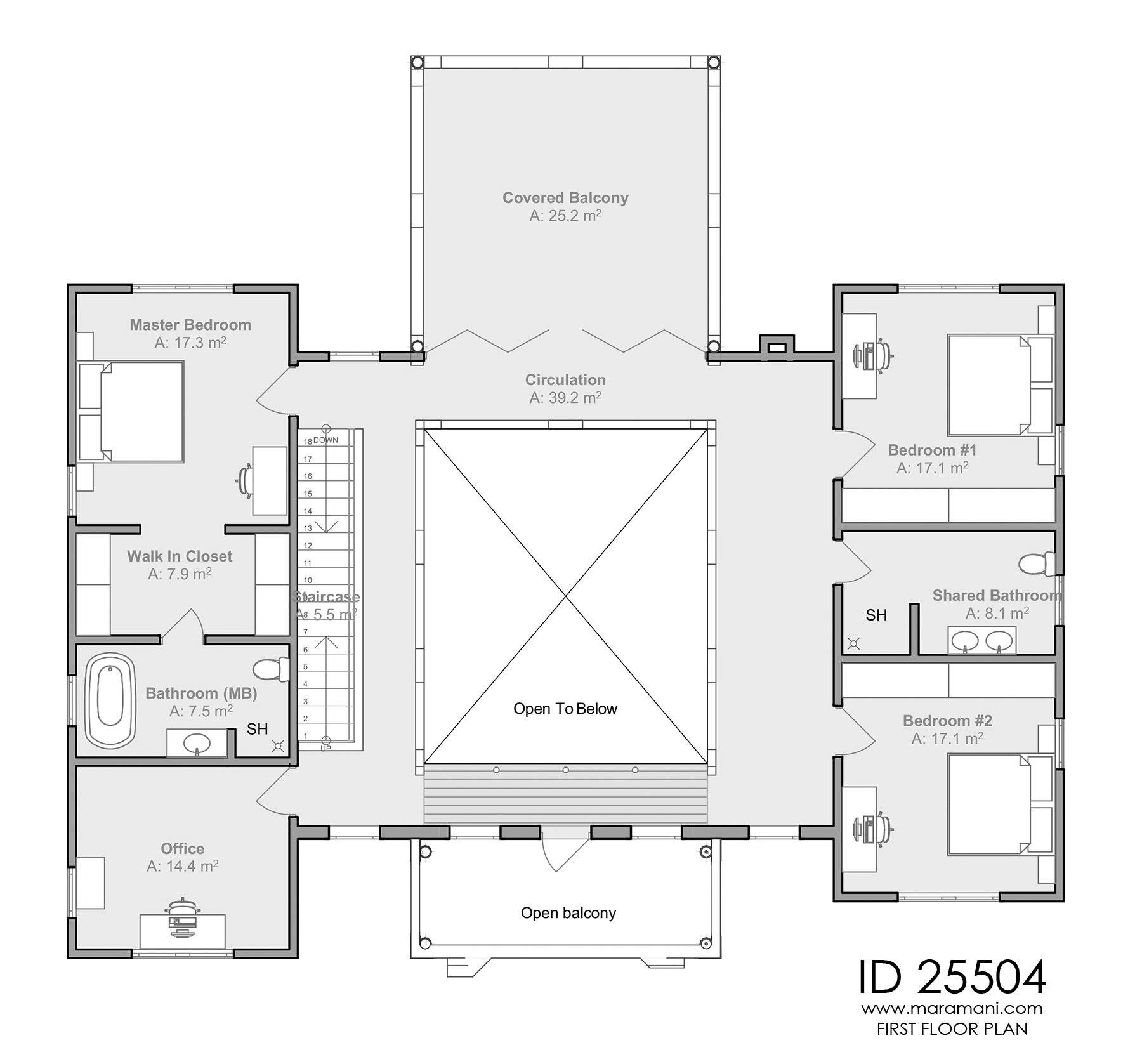 Coastal style 5 bedroom house - ID 25504