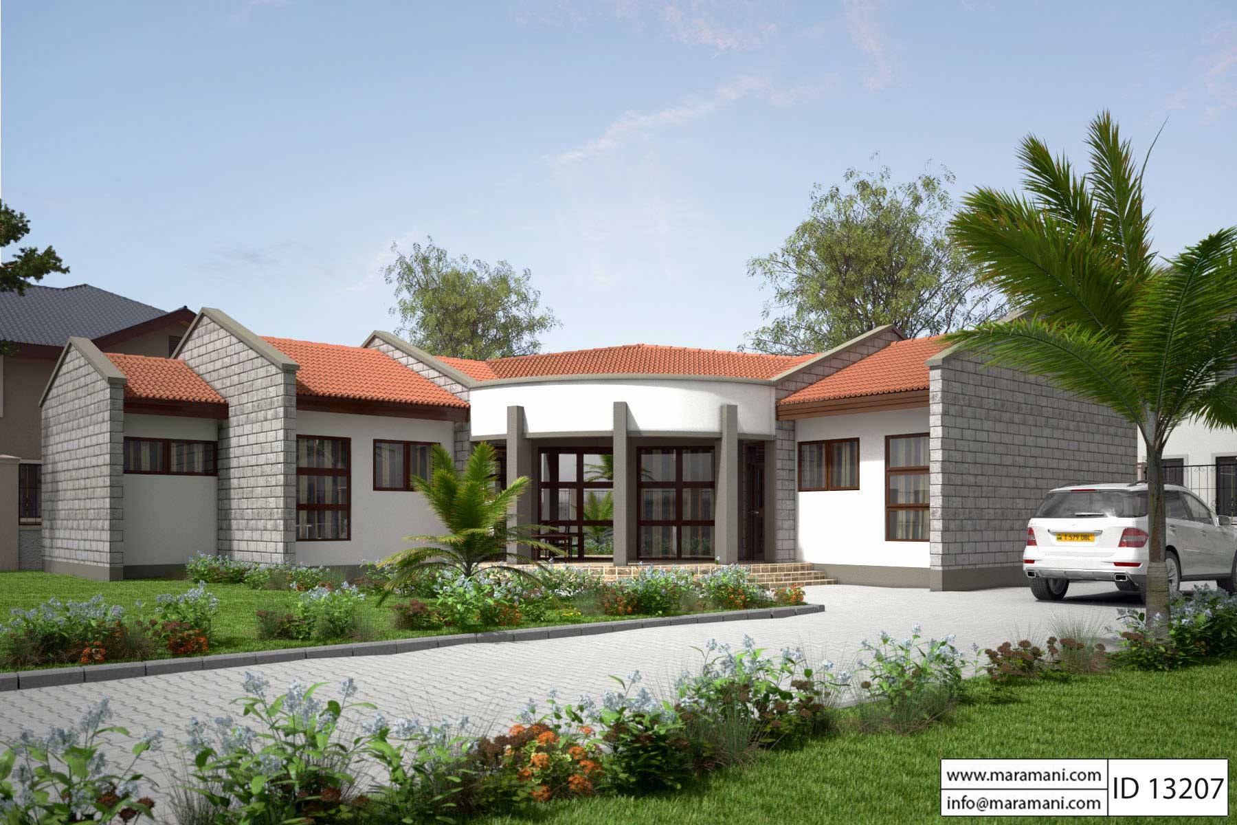 3 Bedroom House Plan - ID 13207