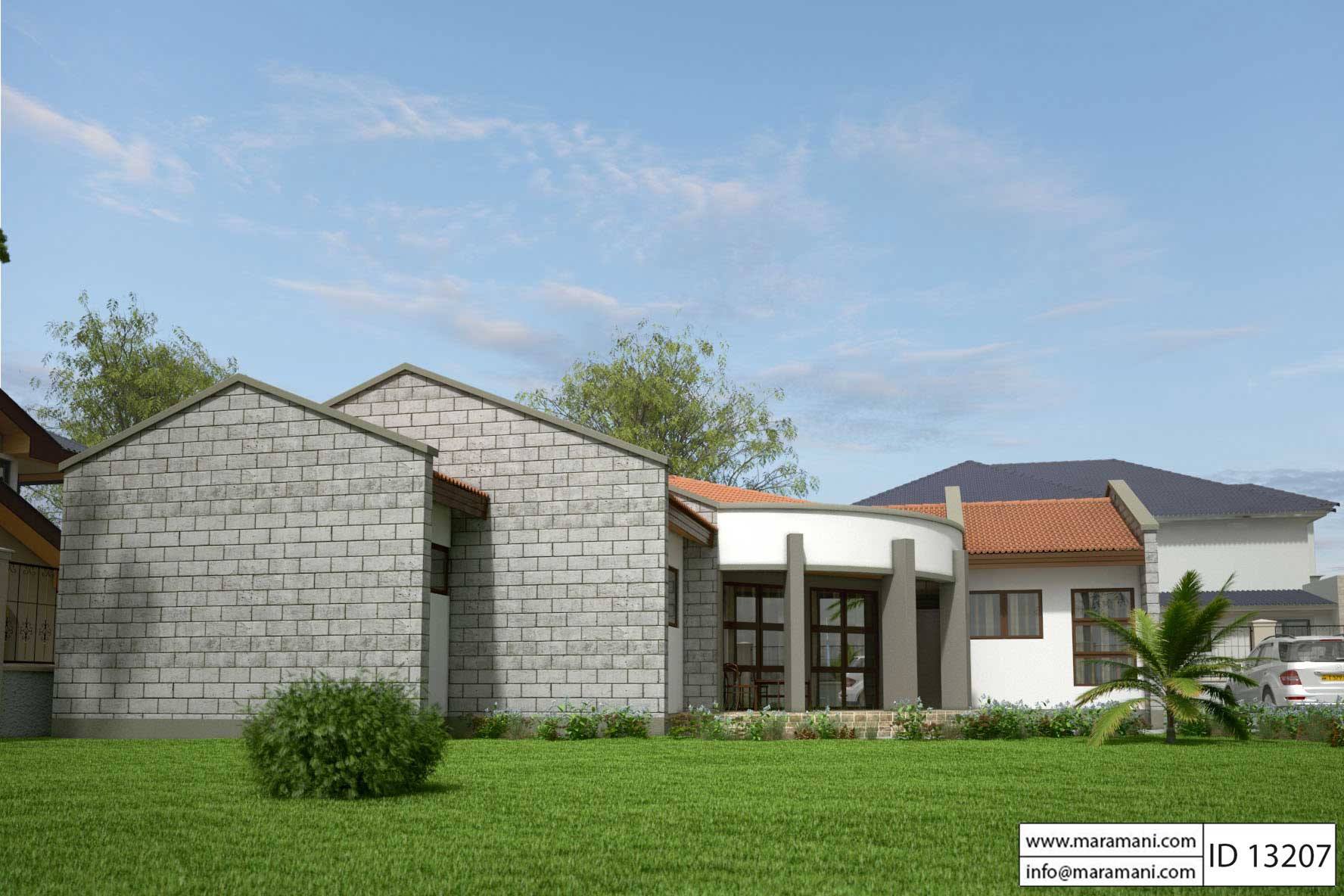 3 Bedroom House Plan - ID 13207