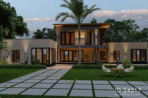 Modern 2-storey 4 Bedroom House - ID 24517