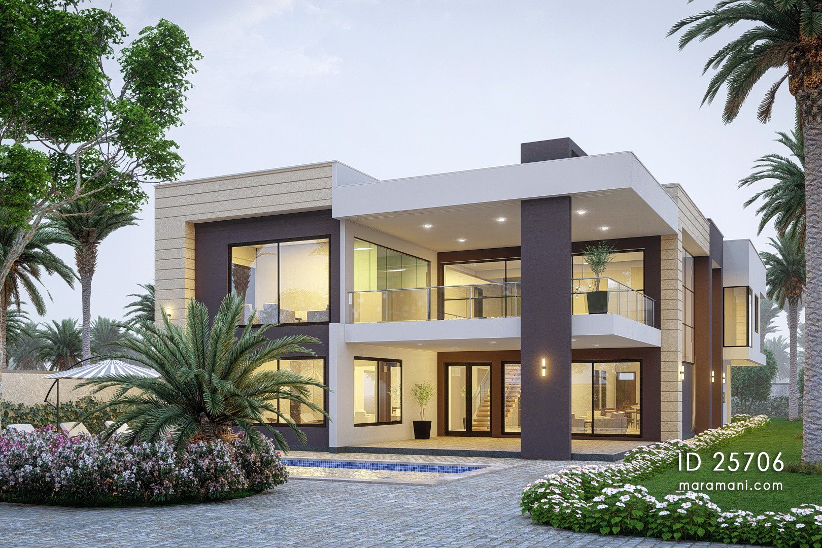 Modern 5 Bedroom Mansion - ID 25706