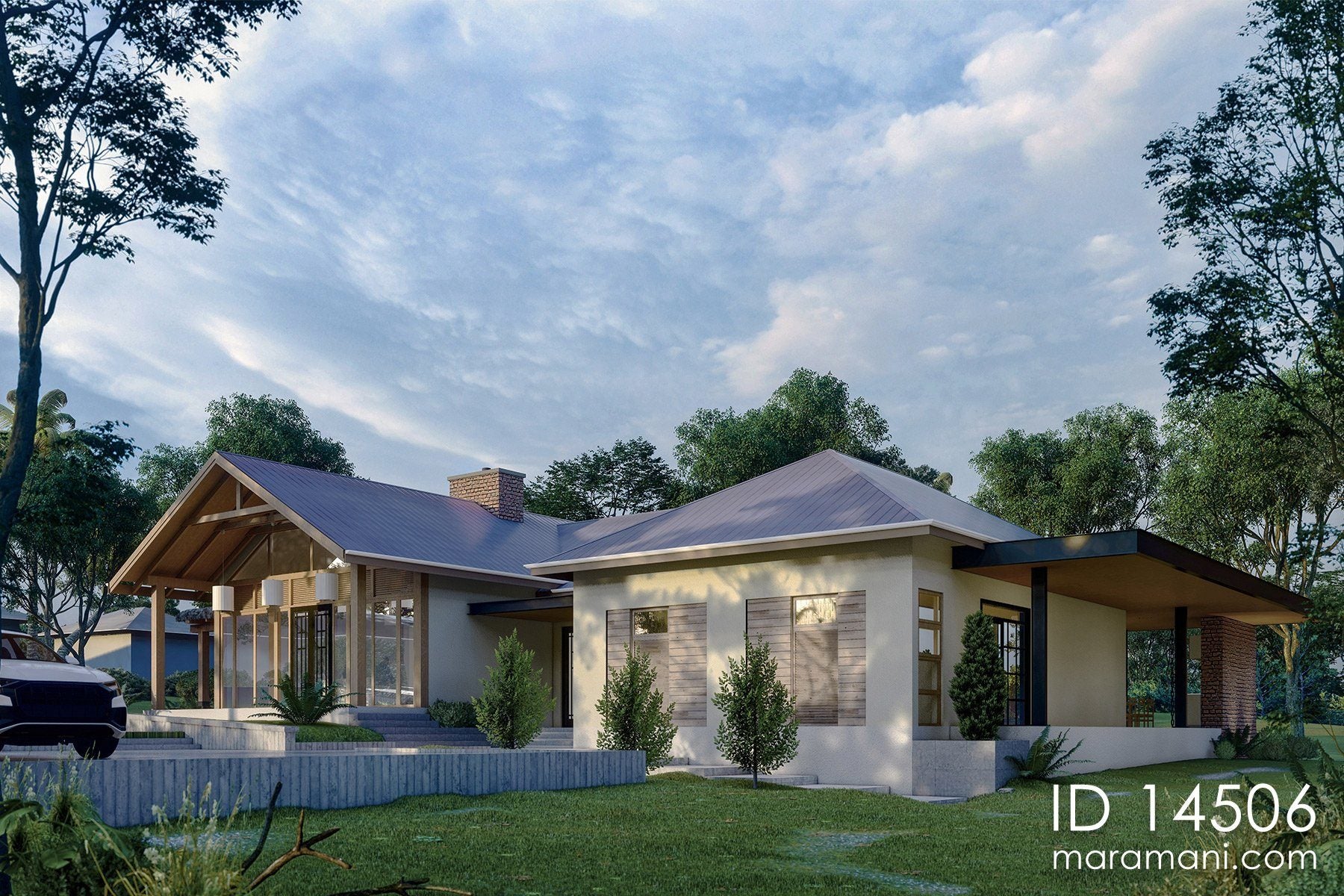 Modern ranch house - ID 14506