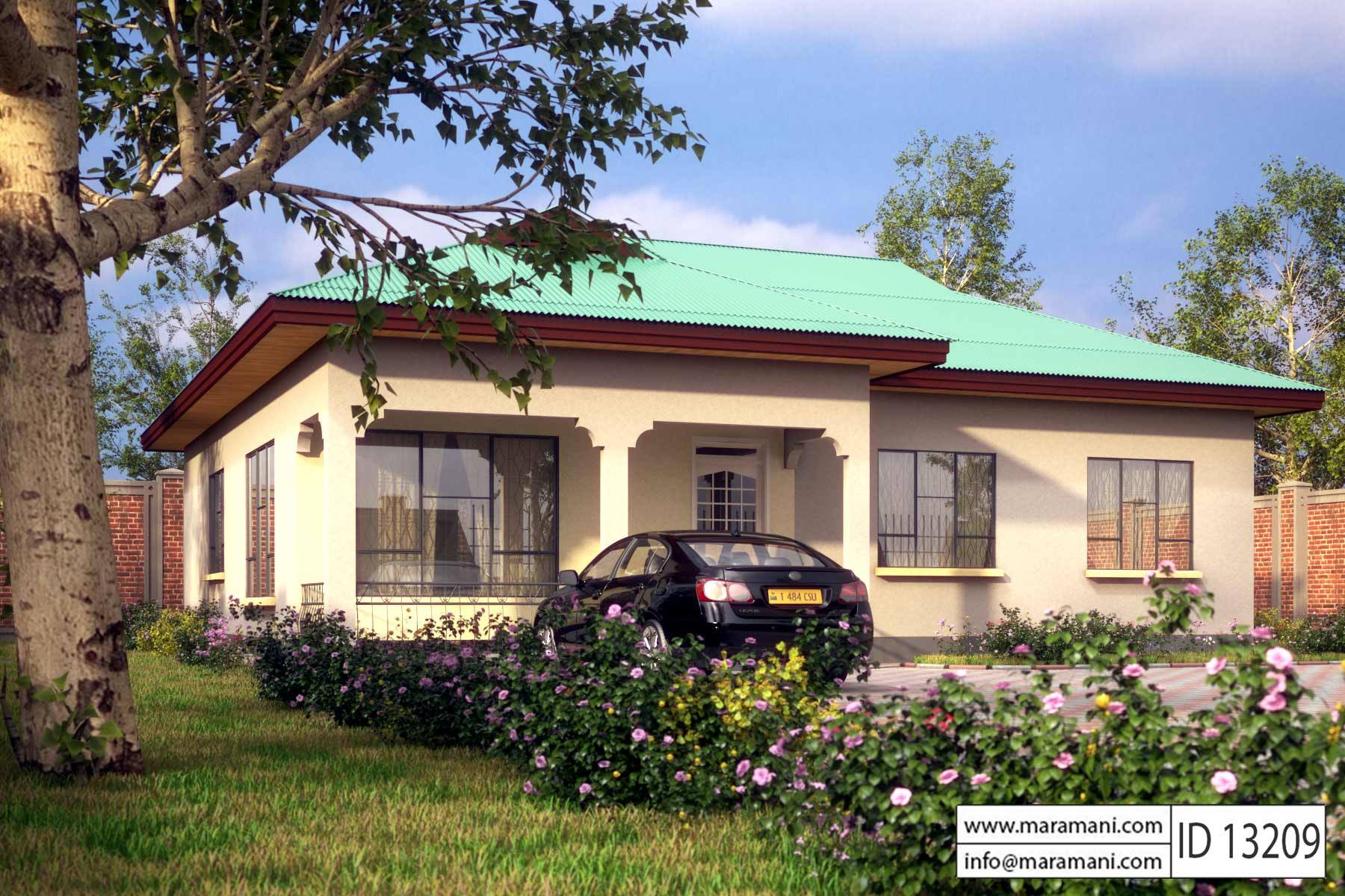 3 Bedroom House Plan - ID 13209