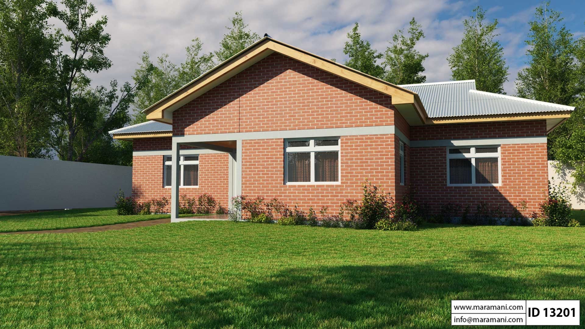 3 Bedroom House Plan - ID 13201