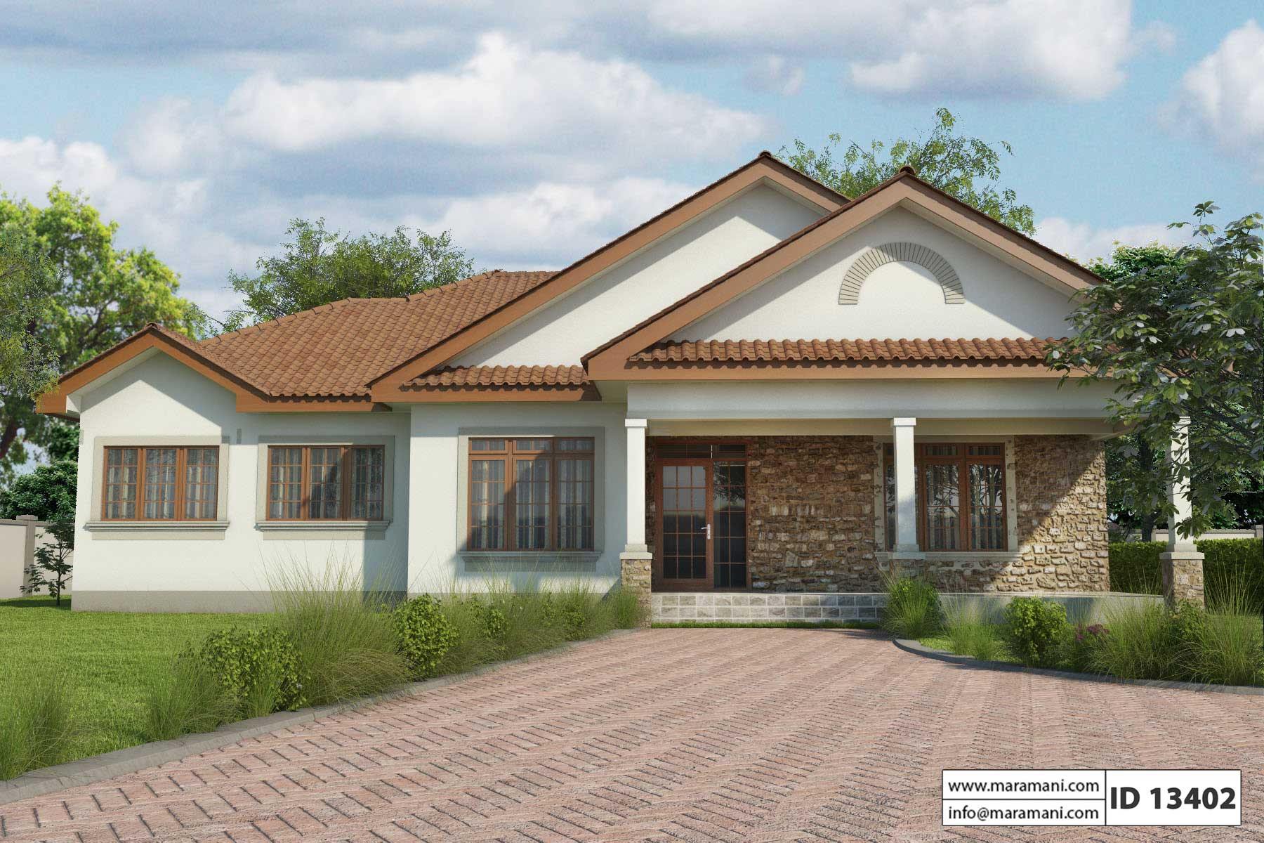 3 Bedroom House Plan - ID 13402