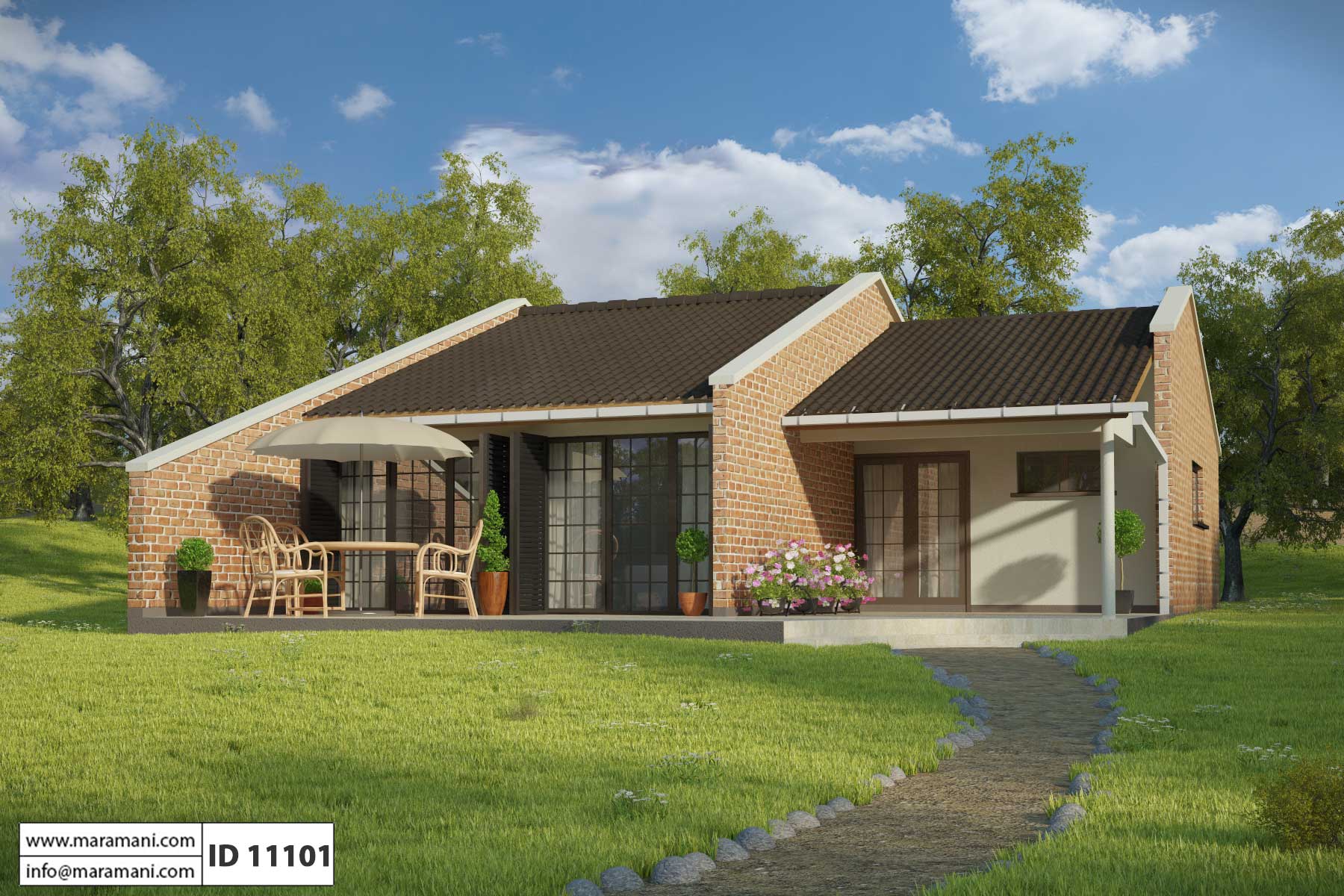 1 Bedroom House Plan - ID 11101