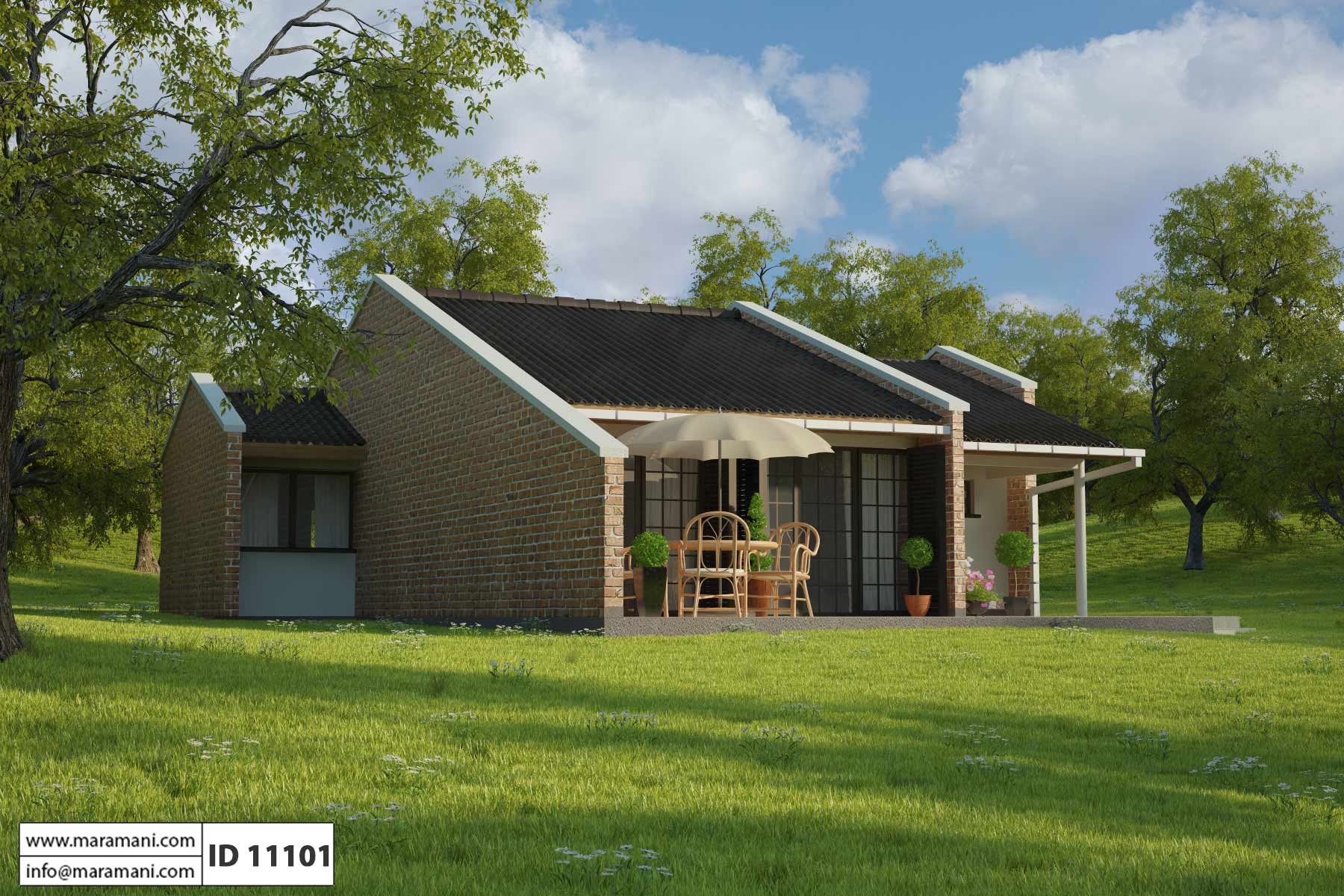 1 Bedroom House Plan - ID 11101