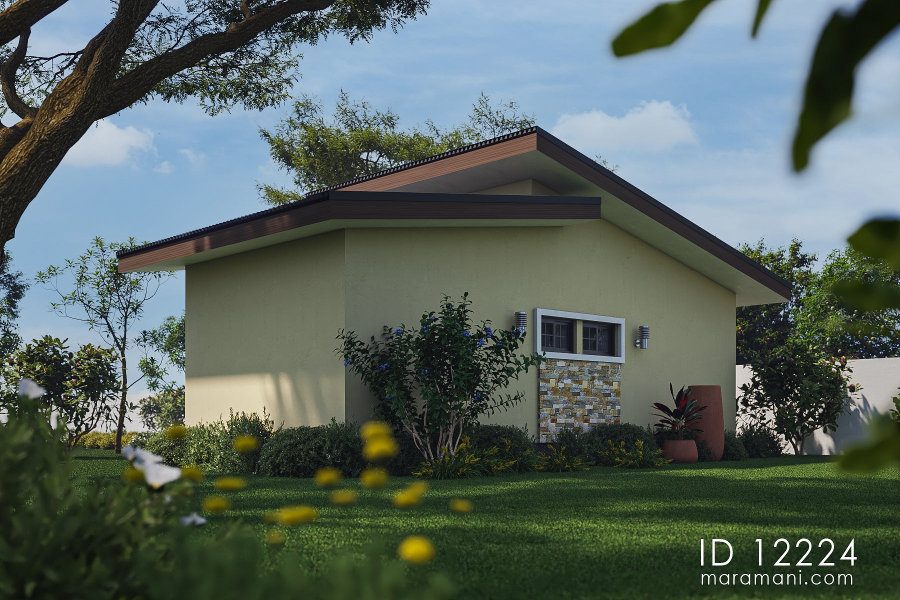 Small 2 Bedroom House Plan - ID 12224