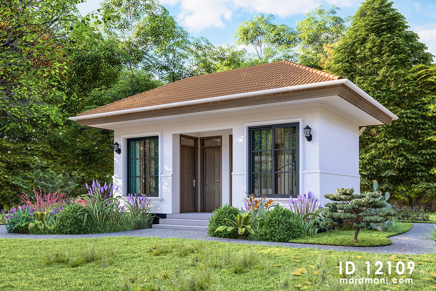 Staff housing 2 bedroom plan - ID 12109