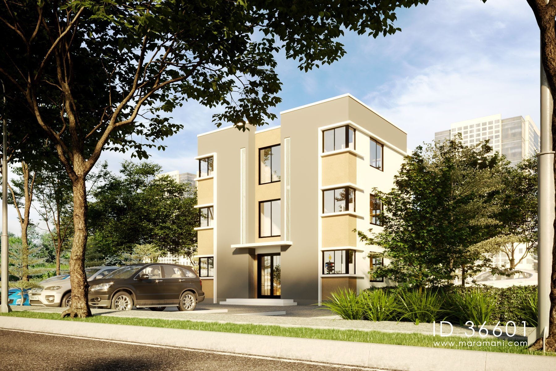 Studio apartment block - ID 36601