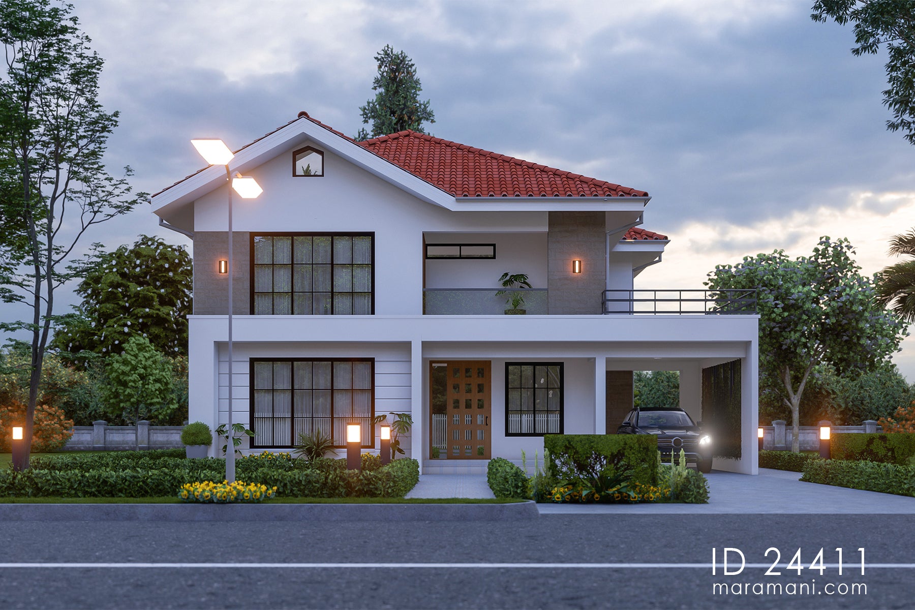 Two-story 4 bedroom house - ID 24411