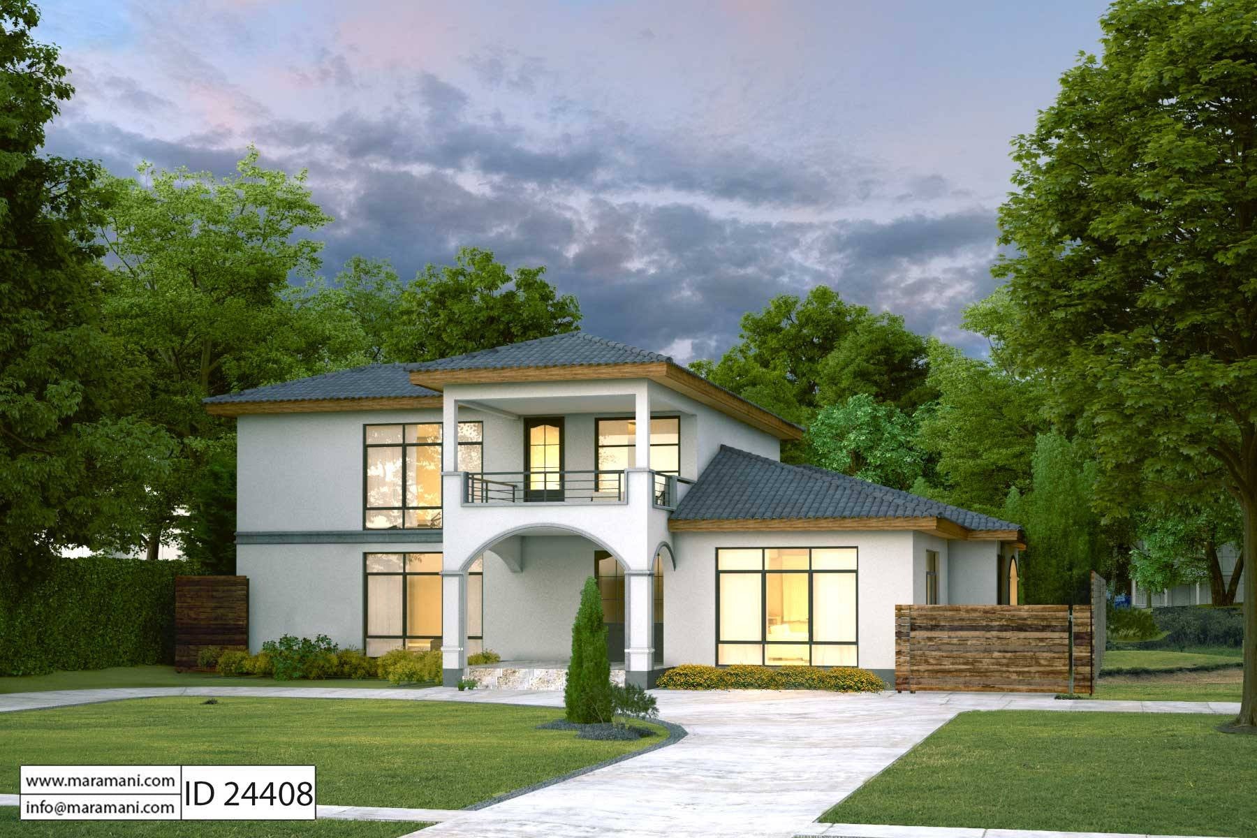 Urban 4 Bedroom House Plan - ID 24408