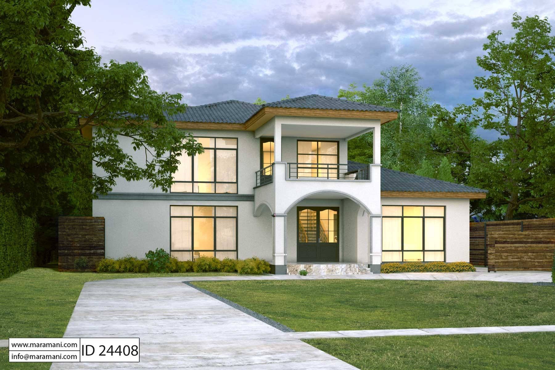 Urban 4 Bedroom House Plan - ID 24408