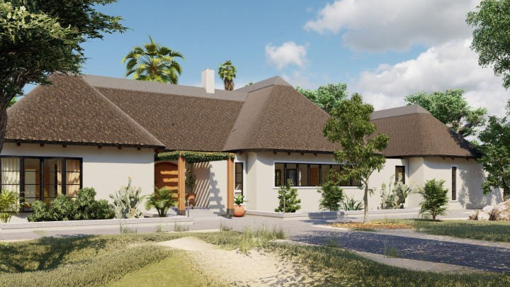 Thatch roof villa - ID 13411