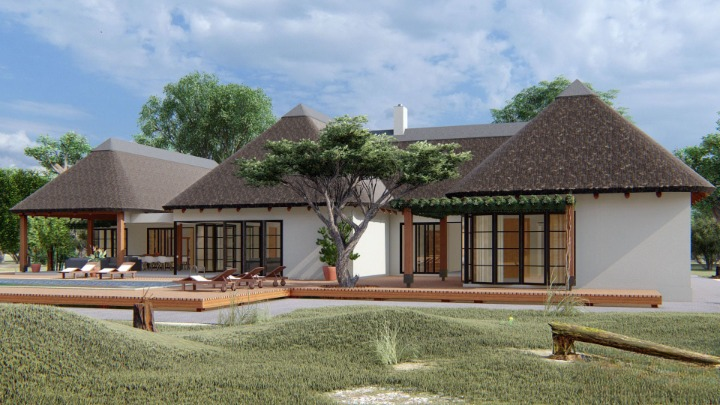 Thatch roof villa - ID 13411